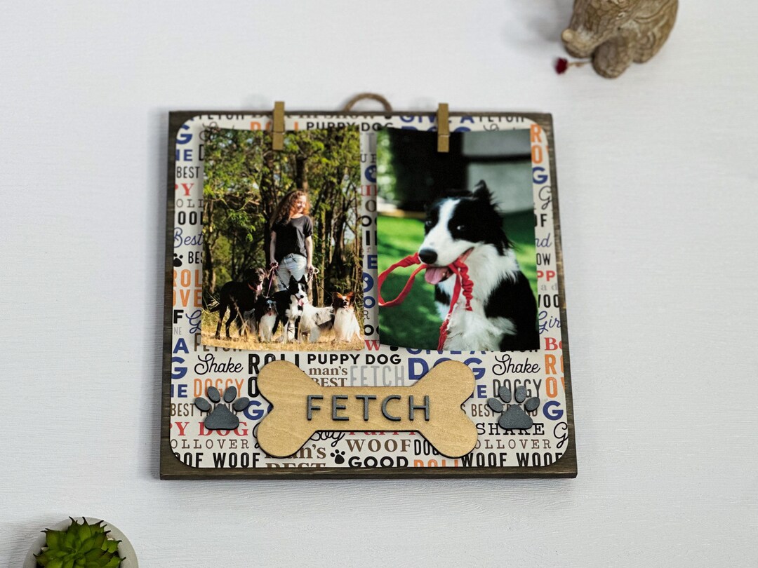 Dog Photo Frame Pet Photo Collage Frame Gift for Dog Lover Etsy