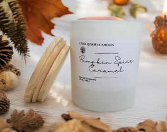 Pumpkin Spice Soy Candle | Fall Candle Gift | Thanksgiving Scented Candle | Luxury Candle 10oz