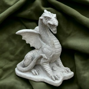 Massive dragon statue Large dragon figure Asian garden dragon sculpture Zen decoration