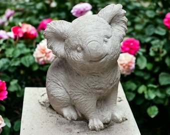 Australian bear figure Concrete bear statue Detailed bear figurine