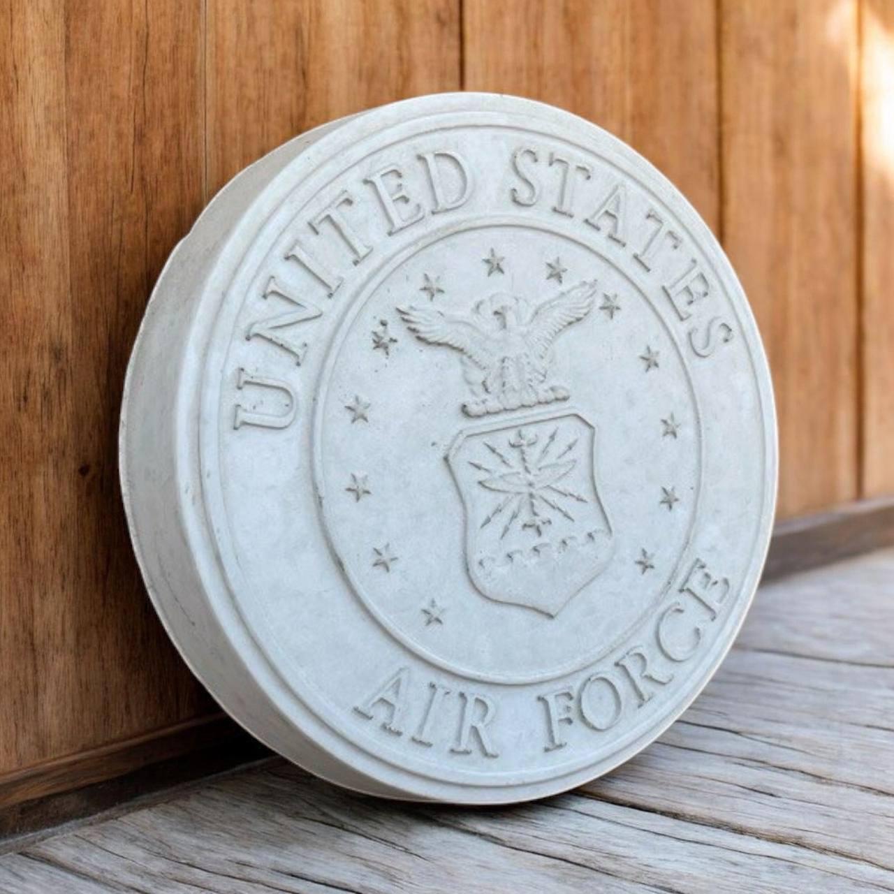 Air Force Rocks Concrete Airforce Rock Figure Cement Garden Statue Outdoor Wall Hanging ...