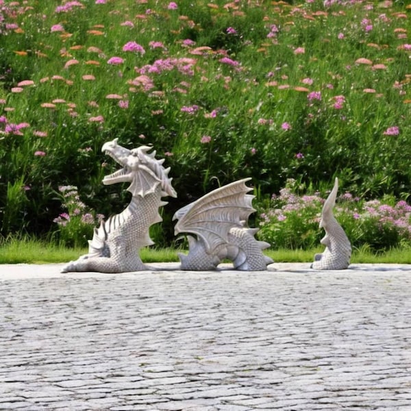 Dragon Statue - Etsy