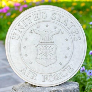 Airforce statue figure United States memorial rock Concrete airforce grave sculpture Cement rock Army soldier grave marker gift statue