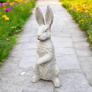 Concrete Rabbit - Etsy