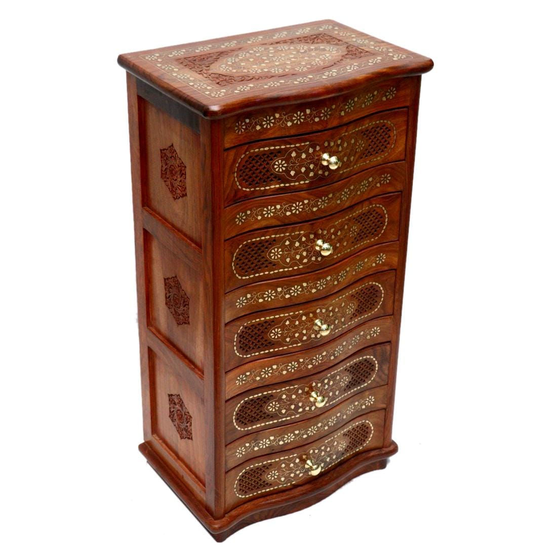 アンティーク　木製 4段引き出し Antique dresser 4 drawers - Etsy 日本