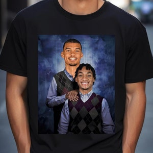 Victor Wembanyama Devin Vassell Step Brothers Shirt San Antonio Spurs Vintage Shirt Spurs Merch Graphic Tees Victor Wembanyama Shirt Spurs