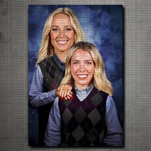 Fieber Duo Lexie Hull Sophie Cunningham Satin Poster Benutzerdefinierte Foto Wandkunst Einzigartiges Geschenk für Freunde, Familie Home Decor Erinnerungen