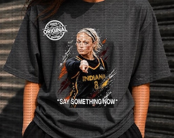Sophie Cunningham „Sag jetzt was!“ Indiana Fever Basketballspielerin Stiefschwestern Vintage Sweatshirt Fever Merch Grafik-T-Shirt