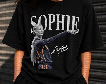 Grafik Sophie Cunningham Point Signature Basketball Tee Vintage Fever Fan Geschenk Womens Basketball Tee