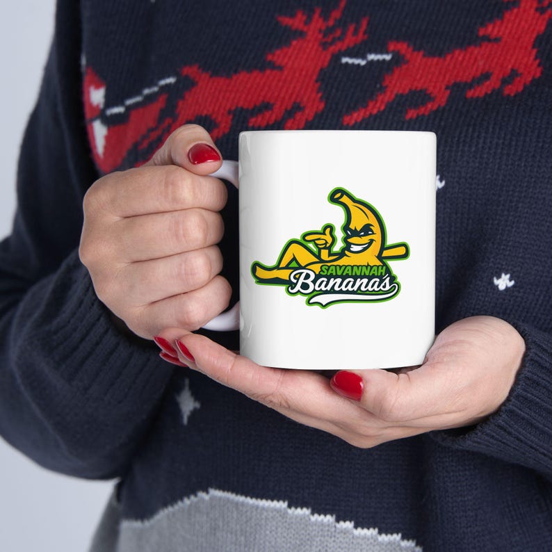 Savannah Bananas Elegant Ceramic Mug Stylish Drinkware for Home & Office Perfect Gift for Birthdays Holidays or Gratitude image 1