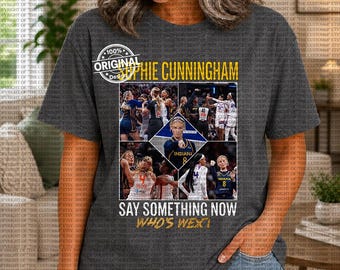 Sophie Cunningham Indiana Shirt Basketball Tee Vintage Graphic Fever Fan Gift Say Something Now Womens Basketball Shirt