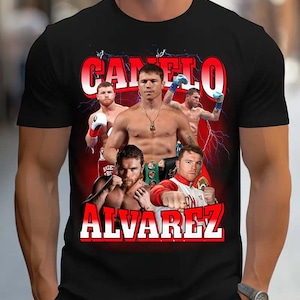 Vintage Style Canelo Alvarez T Shirt Boxing shirt Classic 90s Graphic Tee Unisex Vintage Bootleg Retro Design Mexican Boxing Tee
