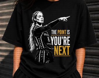 Grafik Sophie Cunningham Point Signature Basketball T-Shirt Vintage Fieber Fan Geschenk Damen Basketball T-Shirt