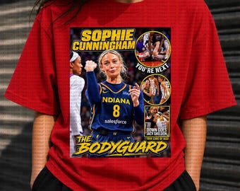 Sophie Cunningham Shirt Indiana Basketball Tee Vintage Grafik Fever Fan Geschenk Womens Basketball Shirt