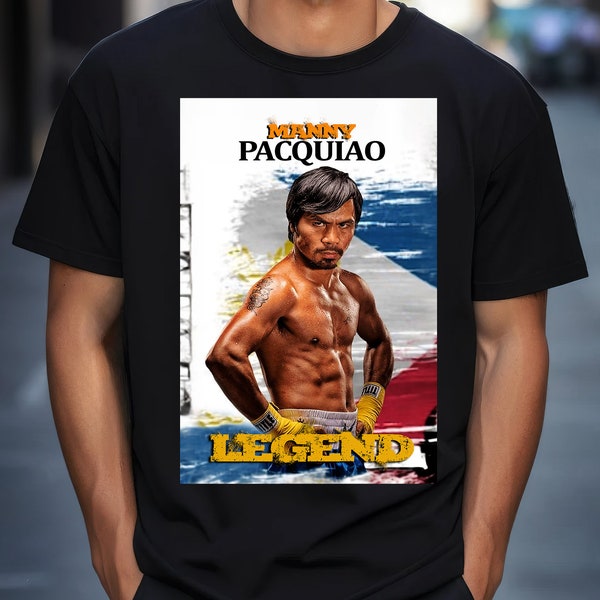 PacMan Manny Pacquiao Vintage 90s Graphic TShirt, PacMan Sweatshirt, American Professional Boxer Tees For Women and Man T-Shirt Manny