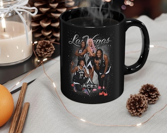 Las Vegas Aces Basketball Mug Perfect for Fans Custom Gift for Events Sports Enthusiasts Team Spirit Morning Coffee