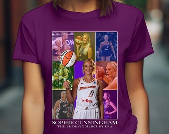 Sophie Cunningham Collage Shirt Vintage 90s Tshirt Graphic Shirt Retro Shirt Handmade Sport Shirt Gift For Boys Women Basketball Shirt