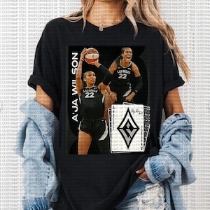 A&#39;ja Wilson Basketball Shirt A&#39;Ja Wilson Retro Sweatshirt Bootleg Tshirt Vintage 90s Basketball Star  Sweatshirt Graphics Shirt Gift For Mom