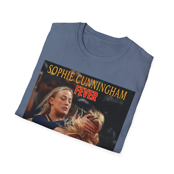 500 LEVEL Sophie Cunningham Indiana Fever Vintage T-Shirt - Officially Licensed WNBA Player Shirt, 100% Cotton