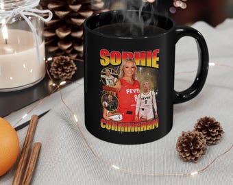 Sophie Cunningham Indiana Fever Basketball Mug Perfect for Fans Custom Gift for Events Sports Enthusiasts Team Spirit Morning Coffee