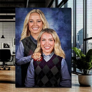 Póster de satén con foto personalizada de Fever Duo, Lexie Hull y Sophie Cunningham. Regalo único para amigos, familiares, decoración del hogar y recuerdos.