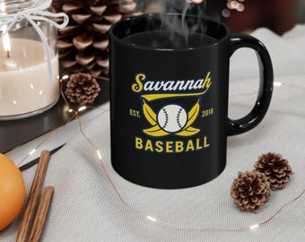 Savannah Bananas Baseball Mug Perfect for Fans Custom Gift for Events Sports Enthusiasts Team Spirit Morning Coffee