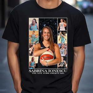 Sabrina Ionescu New York Liberty shirt vintage shirt grafisch shirt hoodie vintage T-shirt handgemaakte kleding WNBA shirt Sabrina grappig shirt