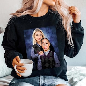 Sudadera vintage de Cameron Brink Dearica Hamby con las hermanastras de Los Angeles Sparks Camiseta Sparks Camiseta gráfica con las hermanastras de Los Angeles Sparks