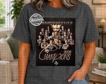 T-Shirt der Commissioner’s Cup Champions 2026 – Grafik-T-Shirt des New Yorker Basketballteams – Damen-Basketball-Fan-Shirt – Sportgeschenk
