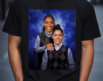 Step Sister Kelsey Plum Aja wilson Las Vegas aces Shirt Vintage Shirt  Step Sister Shirt Hoodie Graphic Tee Shirt Handmade Clothing Shirt