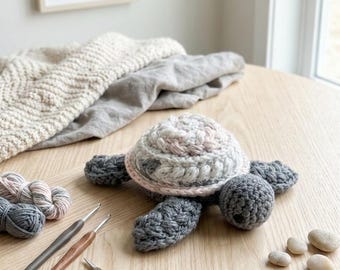 Handmade Crochet Sea Turtle-Made to order.