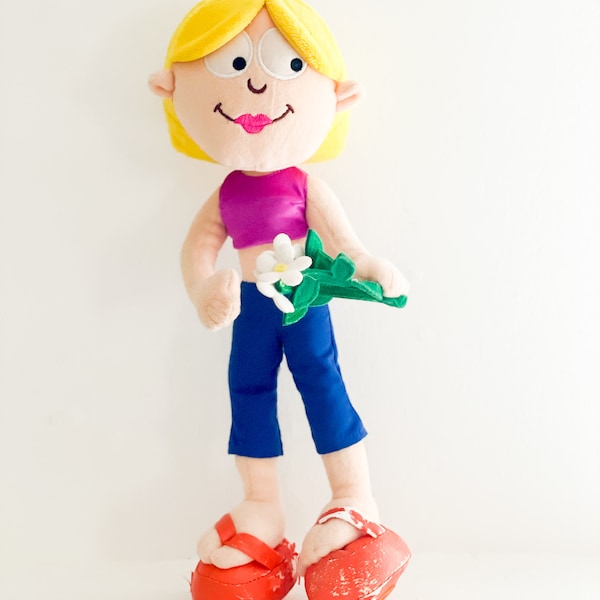 Vintage Disney Store Unser Stammbaum Lizzie McGuire Plüsch Puppe 14 Zoll