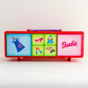 Vintage 1999 Mattel Barbie Tara Accessory Case WITH Kitchen Accessories
