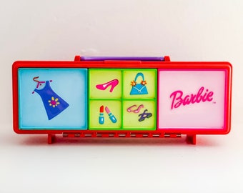 Vintage 1999 Mattel Barbie Tara Accessory Case WITH Kitchen Accessories