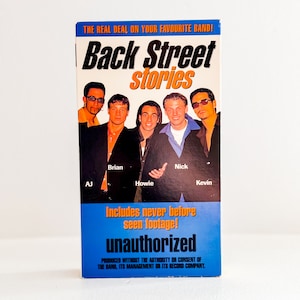 Vintage Backstreet Boys Back Street Stories VHS Sammlerstück 1998