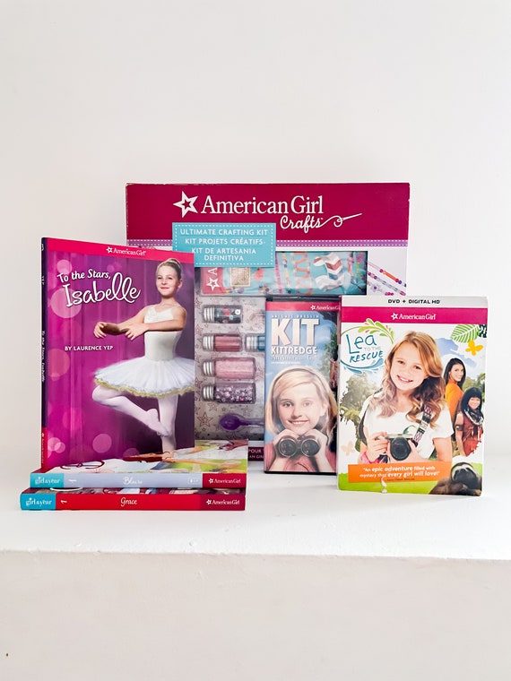 American Girl Bundle Including NEW Craft Kit 3 Books 2 Dvds Etsy