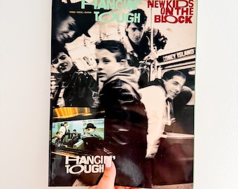 Vintage New Kids on the Block Hangin Tough Piano Vocal Guitar 1989 Sheet Music