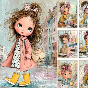 Stadsutforskare, Nomad Girl Digitala Sidor | Skräpjournal och Scrapbooking Ephemera (Digital Nedladdning) bild 17