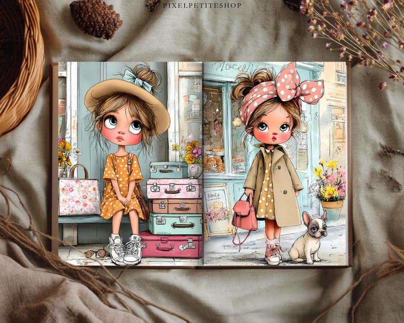 Stadsutforskare, Nomad Girl Digitala Sidor | Skräpjournal och Scrapbooking Ephemera (Digital Nedladdning) bild 7