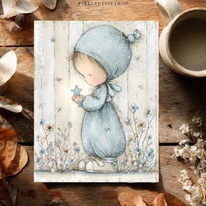Adorable Baby Boy Digital Pages | Nursery Junk Journal & Scrapbooking Printables (Digital Download) image 15