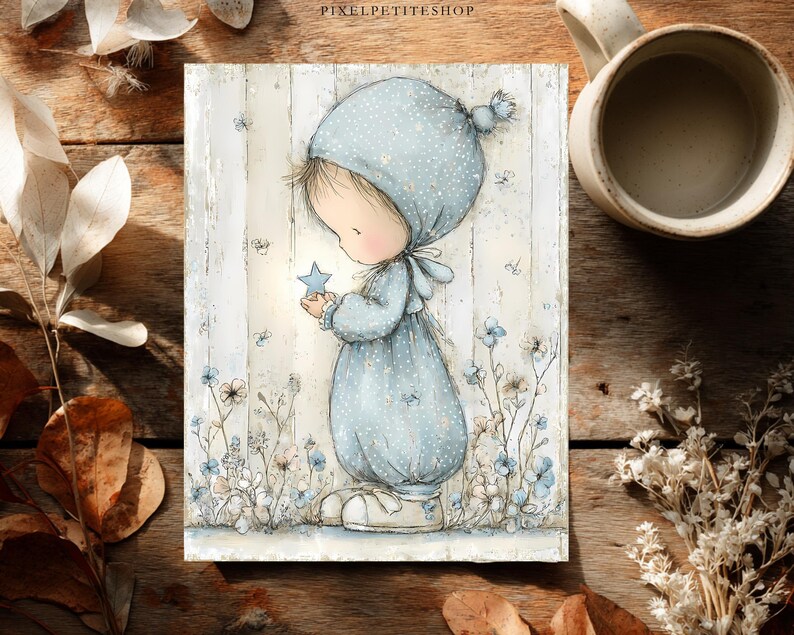 Adorable Baby Boy Digital Pages | Nursery Junk Journal & Scrapbooking Printables (Digital Download) image 15