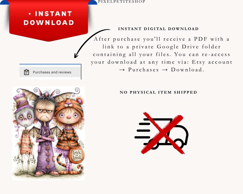 May include: A digital illustration featuring three cartoon characters in Halloween costumes: a pale zombie-like figure in a purple hat, a central bat-winged character with a grumpy expression, and a tiger-costumed figure holding a trick or treat bag.