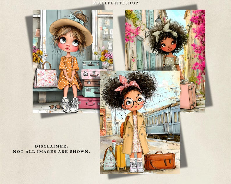Stadsutforskare, Nomad Girl Digitala Sidor | Skräpjournal och Scrapbooking Ephemera (Digital Nedladdning) bild 6