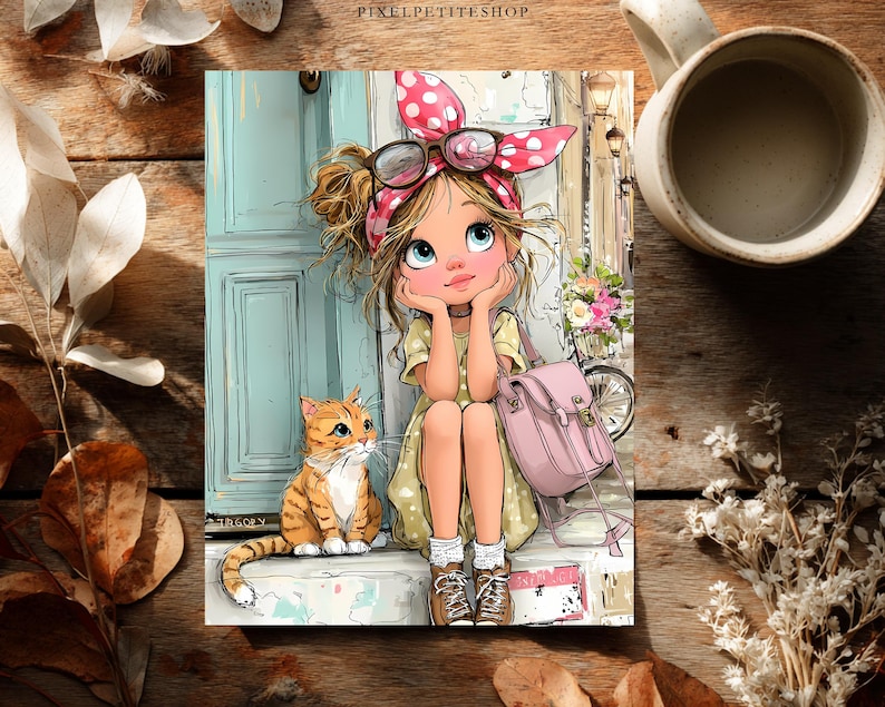 Stadsutforskare, Nomad Girl Digitala Sidor | Skräpjournal och Scrapbooking Ephemera (Digital Nedladdning) bild 15