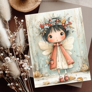 Storybook Fairy Girl Digital Pages | Junk Journal & Scrapbook Printables (Digital Download) image 11