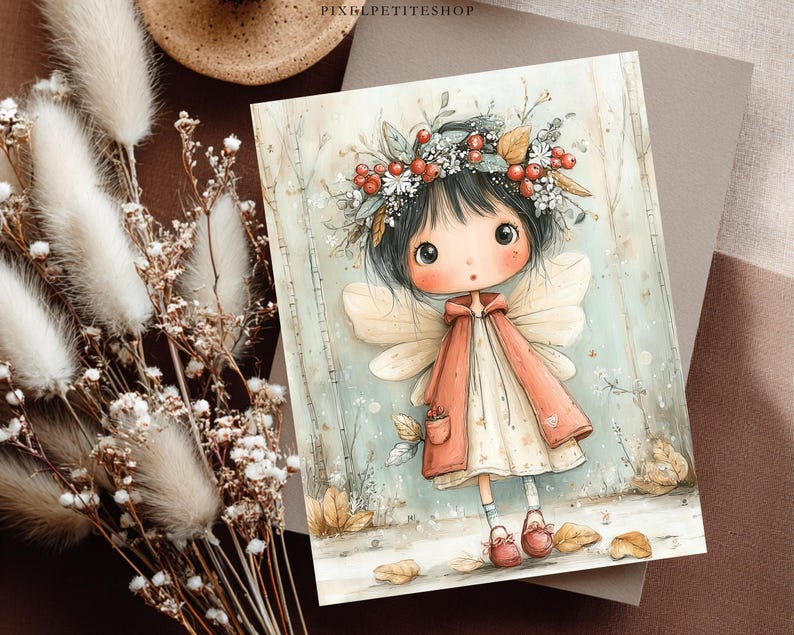 Storybook Fairy Girl Digital Pages | Junk Journal & Scrapbook Printables (Digital Download) image 11