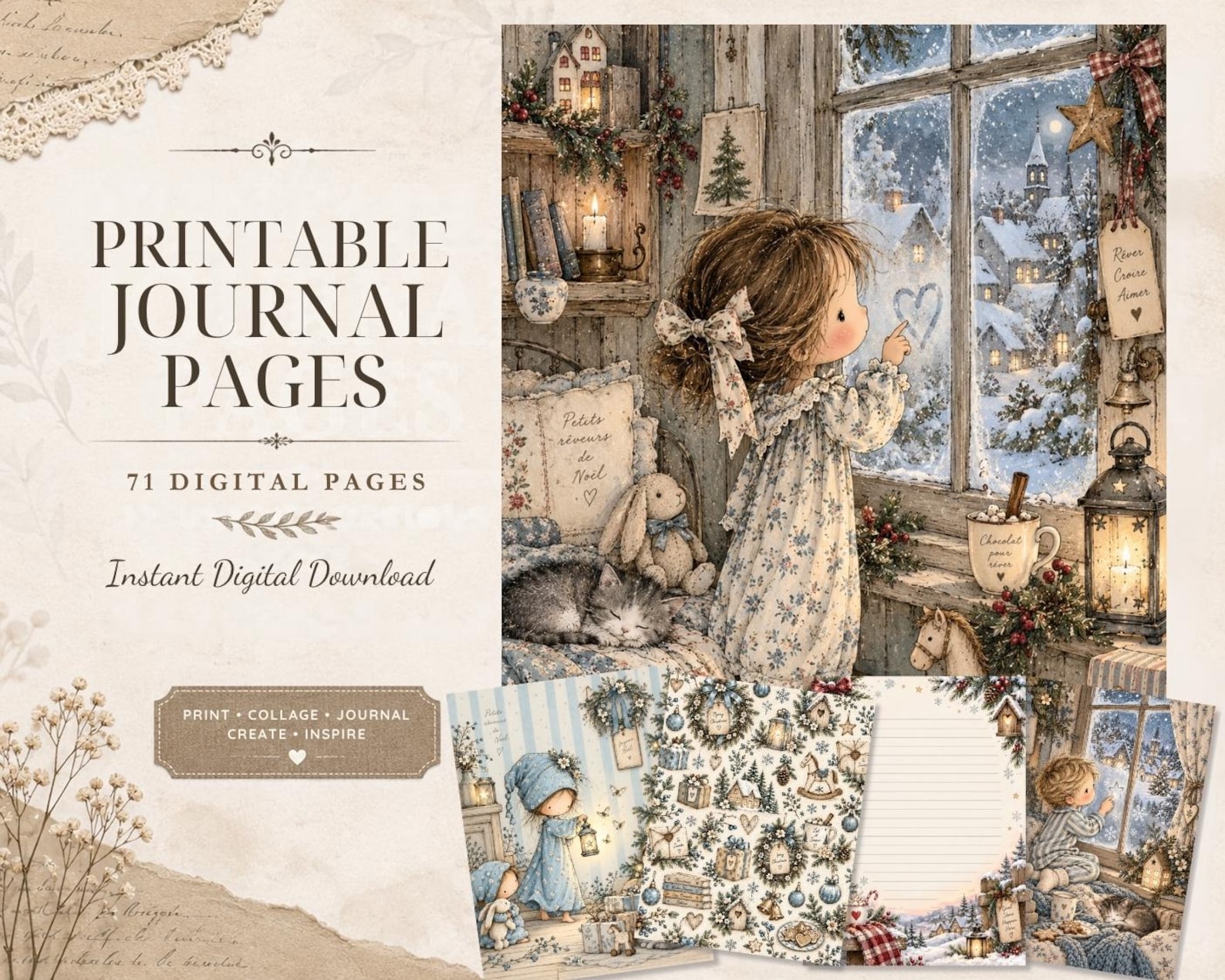 christmas junk journal kids