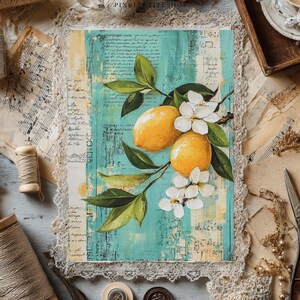 Vintage Botanical Digital Pages | Junk Journal & Scrapbooking Printables (Digital Download) image 8