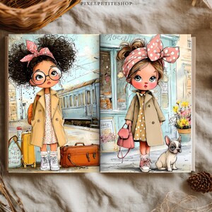Stadsutforskare, Nomad Girl Digitala Sidor | Skräpjournal och Scrapbooking Ephemera (Digital Nedladdning) bild 8