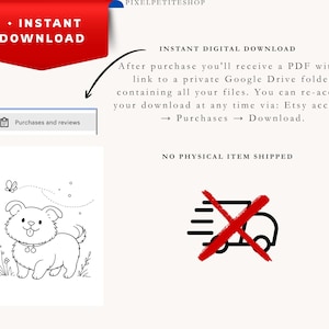 Woodland Animal Coloring Pages, Whimsical Forest Creatures Activity Book (Digital Download) image 5